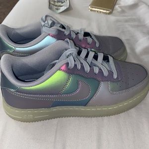 Nike holographic air force ones